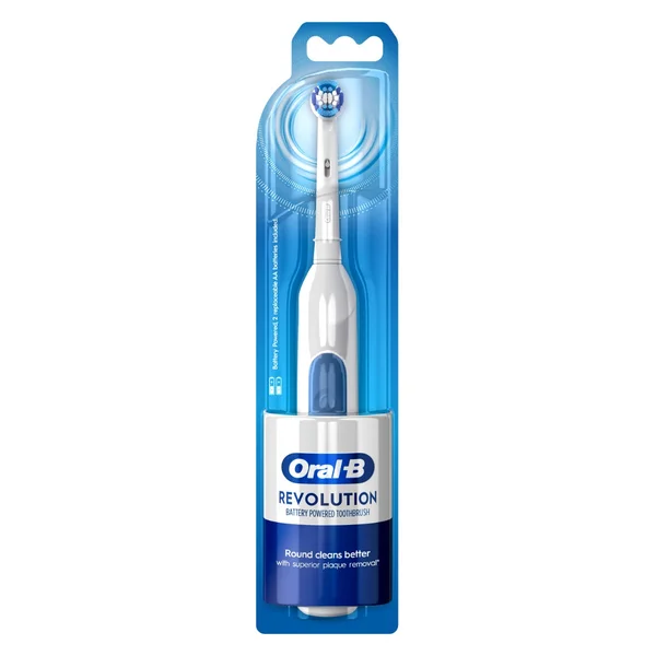 Oral-B Revolution Battery Powered Toothbrush, 1 Count