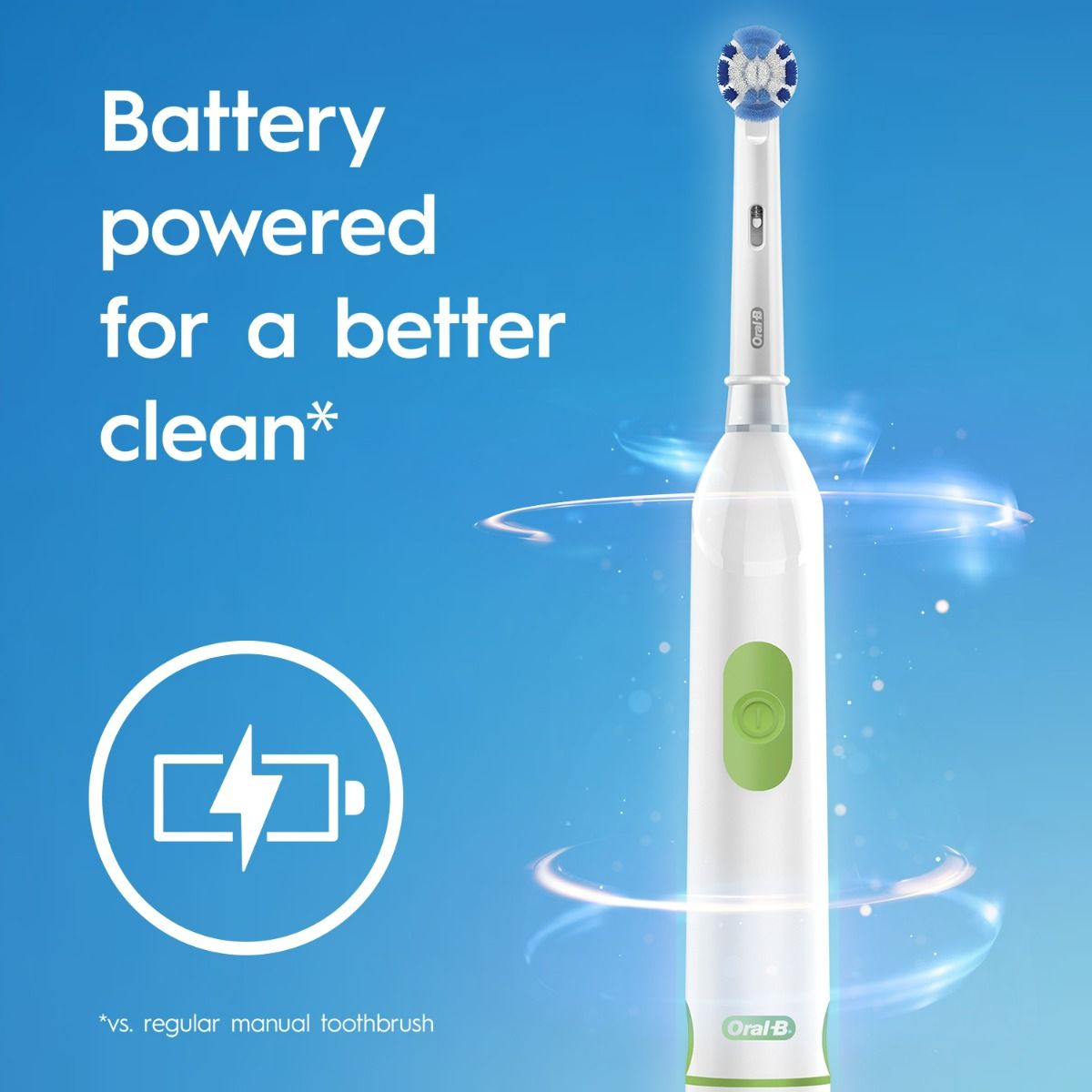 Oral-B Revolution Battery Powered Toothbrush, 1 Count Price, Uses, Side ...