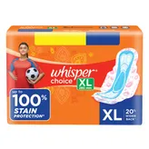 Whisper Choice Sanitary Pads XL, 36 Count, Pack of 1