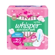 Whisper Ultra Skin Love Soft Sanitary Pads for Women XL, 15 Count