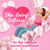 Whisper Ultra Skin Love Soft Sanitary Pads for Women XL+, 6 Count, Pack of 1