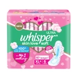 Whisper Ultra Skin Love Soft Sanitary Pads for Women XL+, 6 Count