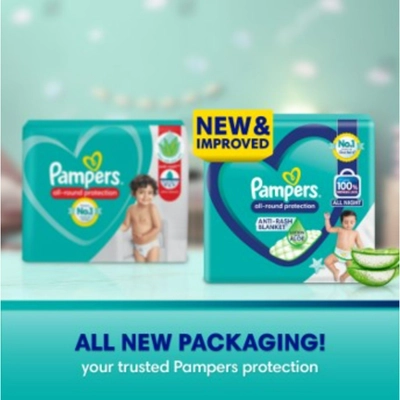 Pampers All-Round Protection Diaper Pants Large, 20 Count, Pack of 1