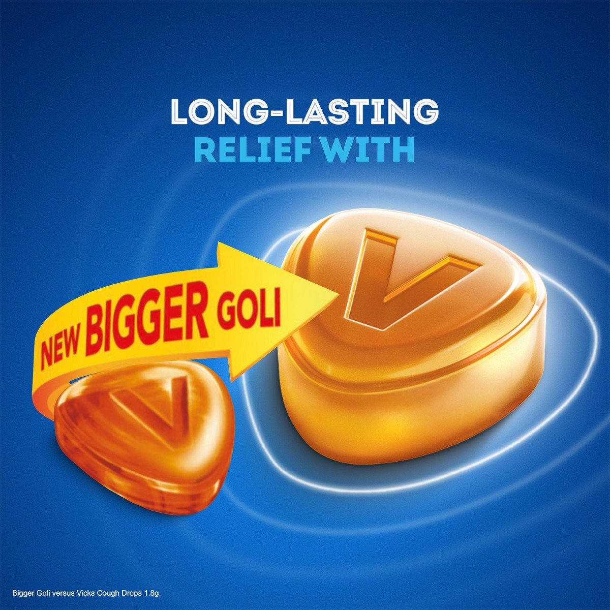 Vicks Cough Drops Ginger 25 Lozenges | For Fast Relief From Throat Irritation & Cough, Pack of 1 Vicks Cough Drops Ginger 25 Lozenges | For Fast Relief From Throat Irritation & Cough, Pack of 1