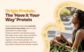 Origin Nutrition 100% Natural Vegan Protein Vanilla Flavour Powder, 780 gm, Pack of 1