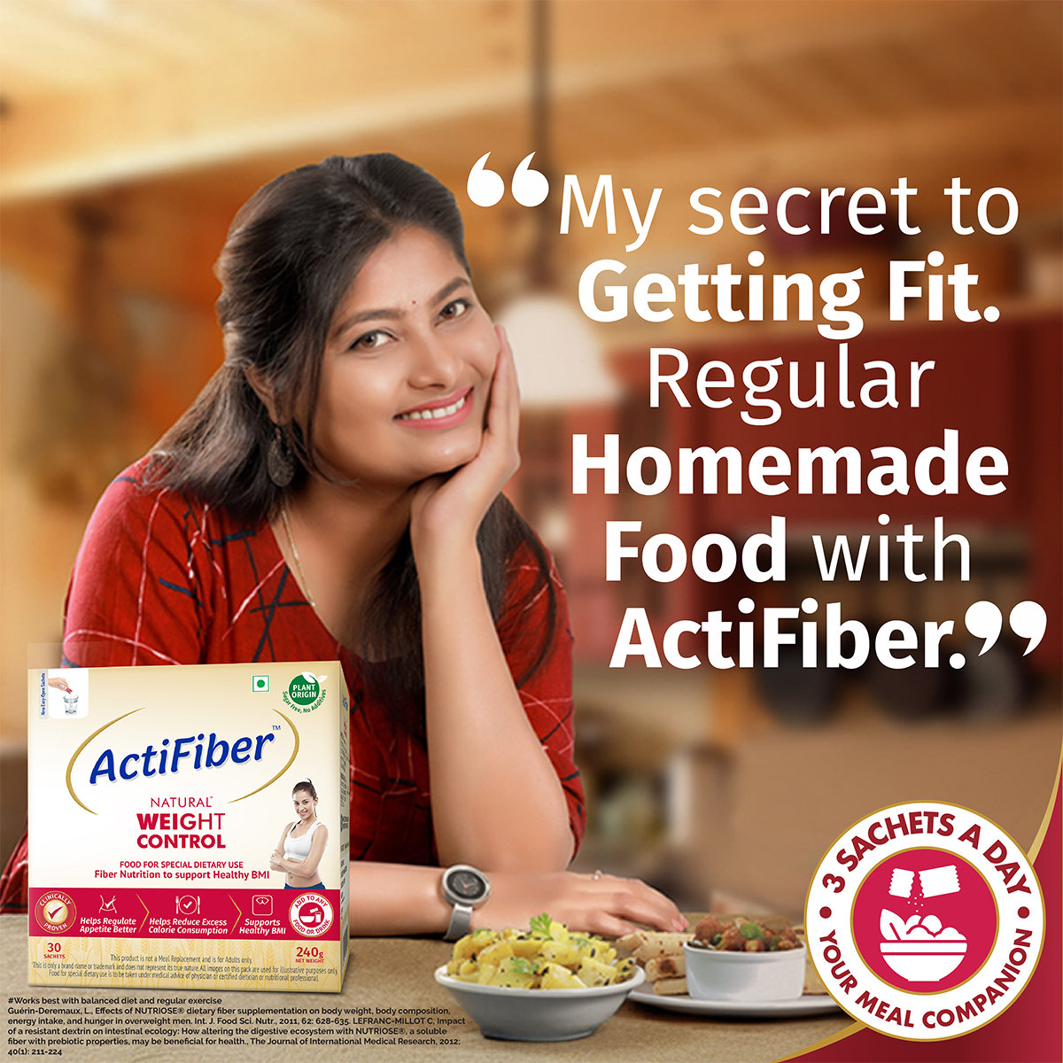 ActiFiber Natural Weight Control | Get Fit | Regulate Appetite Better | Reduce Excess Calories | Clinically Proven | Easy to Use | Plant Origin | Certified Safe | Women & Men (240Gms Pack, 30 Sachets), Pack of 1 ActiFiber Natural Weight Control | Get Fit | Regulate Appetite Better | Reduce Excess Calories | Clinically Proven | Easy to Use | Plant Origin | Certified Safe | Women & Men (240Gms Pack, 30 Sachets), Pack of 1