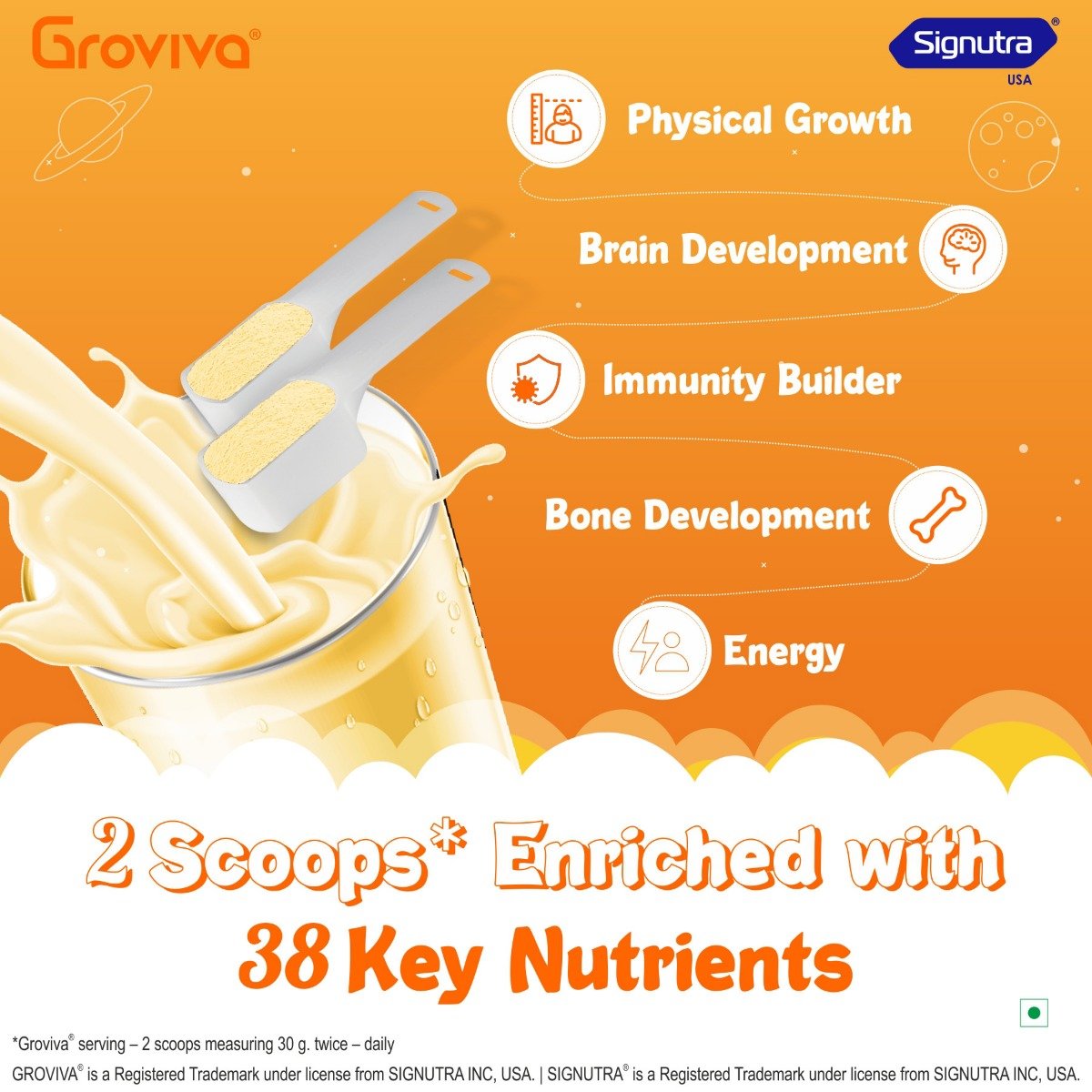 Groviva Mango Flavour Powder 400 gm, Pack of 1 Groviva Mango Flavour Powder 400 gm, Pack of 1