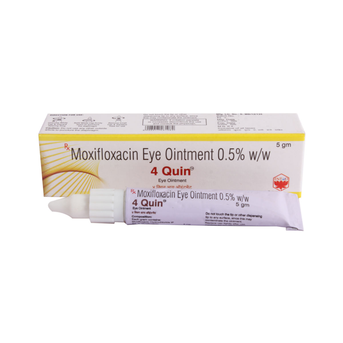 Buy 4 Quin Eye Ointment 5 gm Online