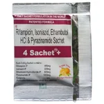 4 Sachet Plus Sugar Free Orange Sachet 3.04 gm