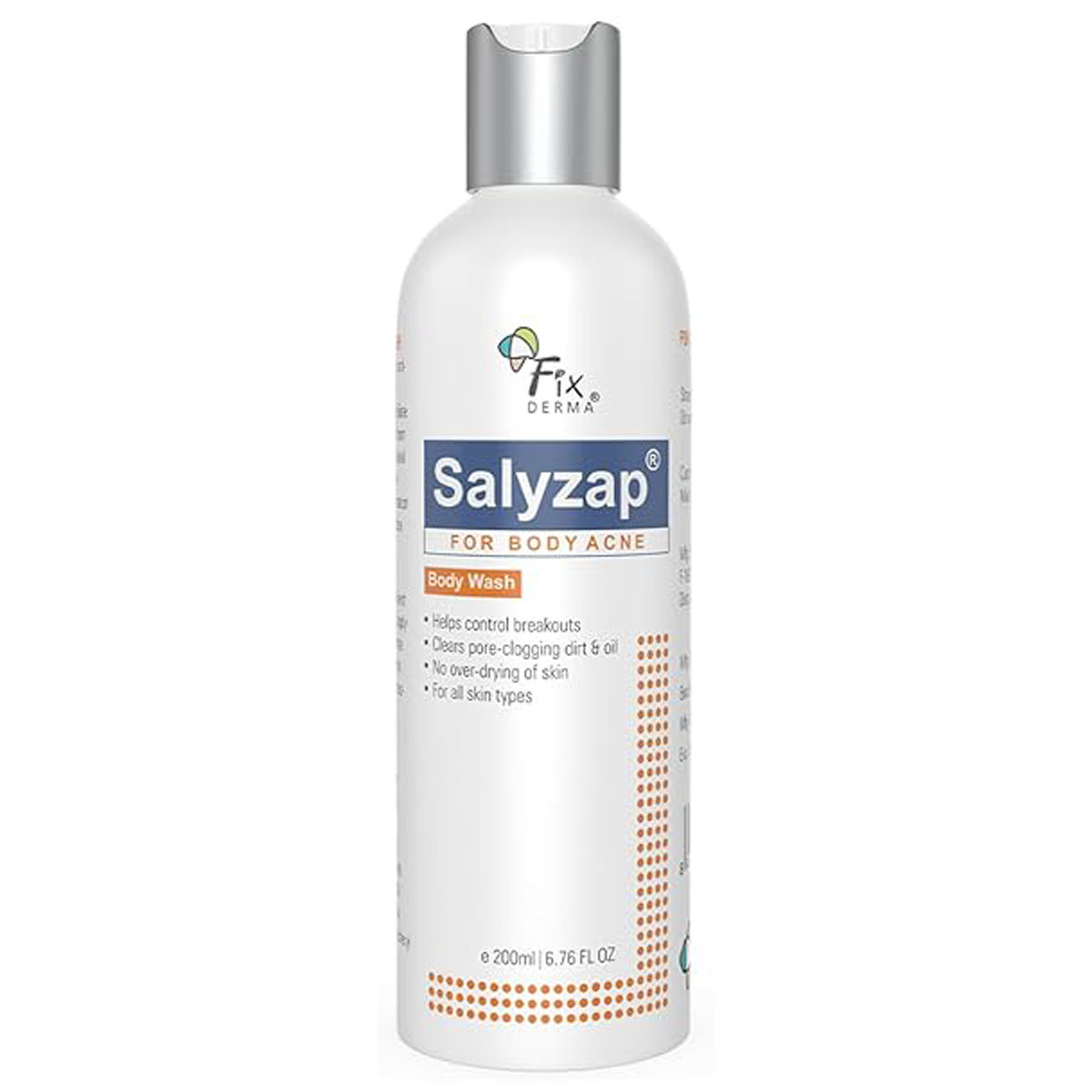 Fixderma Salyzap Body Wash 200 ml, Pack of 1 Fixderma Salyzap Body Wash 200 ml, Pack of 1