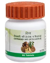 Patanjali Divya Chitrakadi Vati, 60 Tablets, Pack of 1