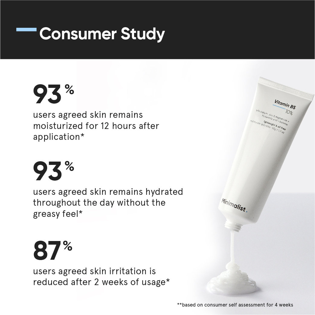 Minimalist 10% Vitamin B5 Moisturizer 50 gm| For Oily Skin, Pack of 1 Minimalist 10% Vitamin B5 Moisturizer 50 gm| For Oily Skin, Pack of 1