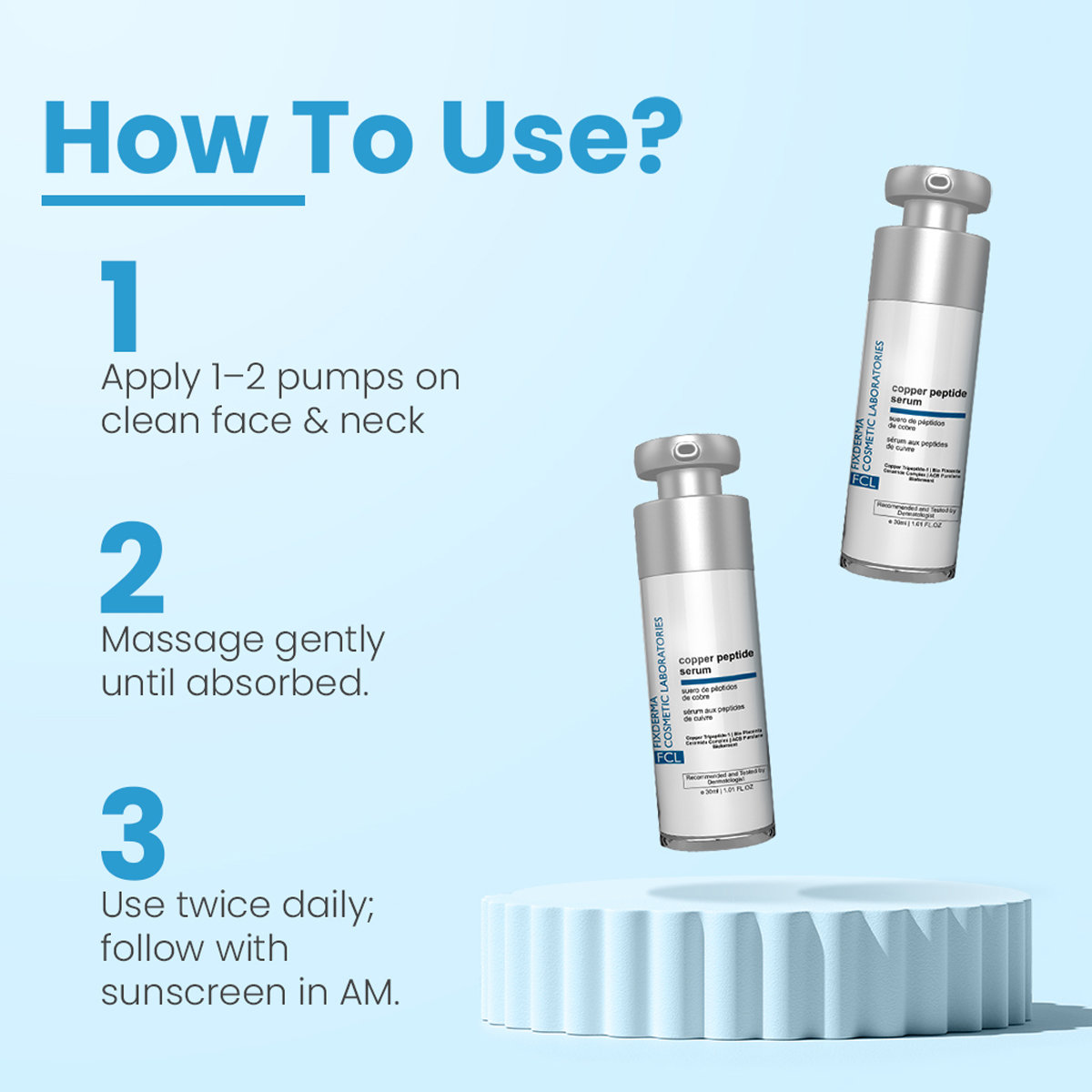 Fixderma Copper Peptide Serum, 30 ml, Pack of 1 Fixderma Copper Peptide Serum, 30 ml, Pack of 1