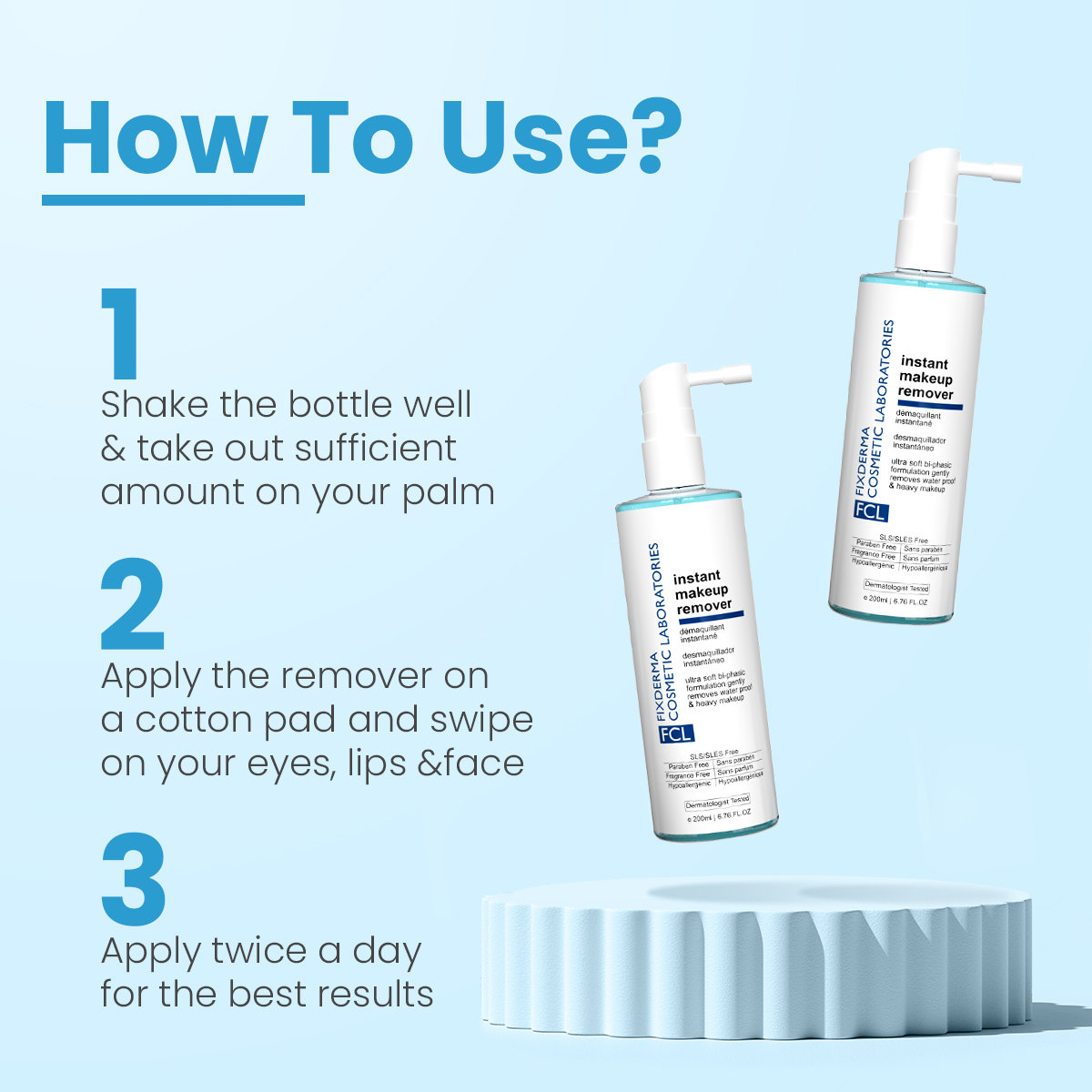 Fixderma Instant Makeup Remover, 200 ml, Pack of 1 Fixderma Instant Makeup Remover, 200 ml, Pack of 1