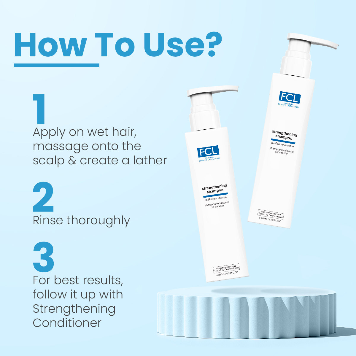 Fixderma Cosmetic Laboratories (FCL) Strengthening Shampoo, 200 ml, Pack of 1 Fixderma Cosmetic Laboratories (FCL) Strengthening Shampoo, 200 ml, Pack of 1