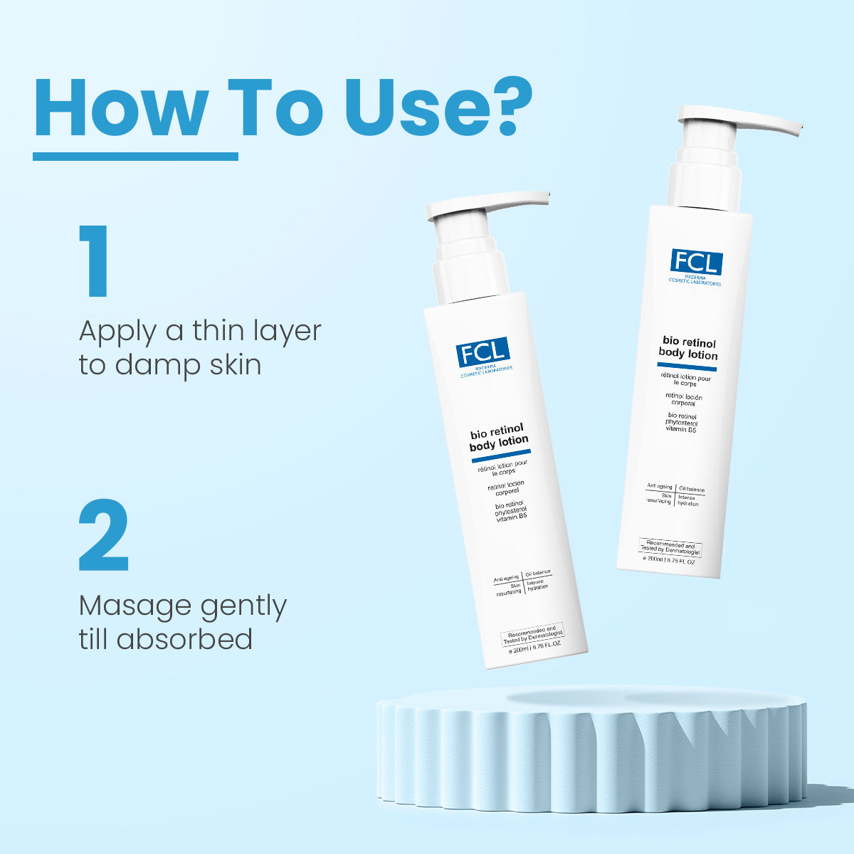 Fixderma Cosmetic Laboratories (FCL) Bio Retinol Body Lotion, 200 ml, Pack of 1 Fixderma Cosmetic Laboratories (FCL) Bio Retinol Body Lotion, 200 ml, Pack of 1