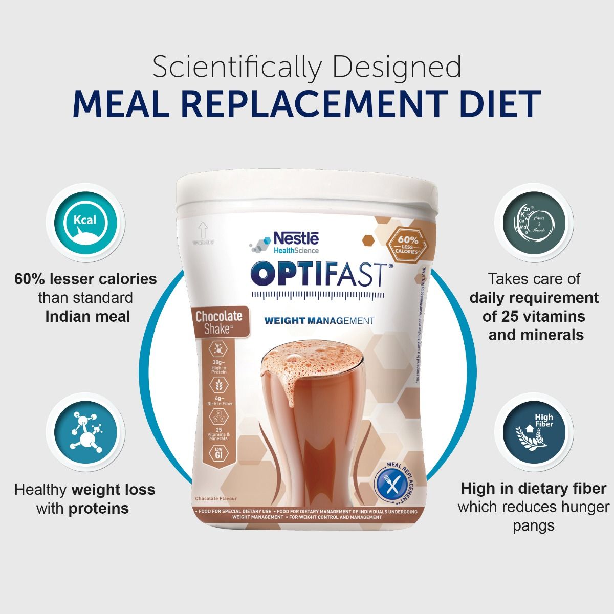 Nestle Optifast Weight Management Chocolate Flavour