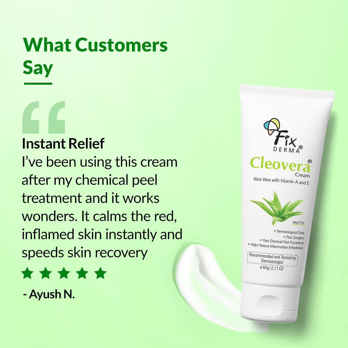 Fixderma Cleovera Cream, 60 gm, Pack of 1 Fixderma Cleovera Cream, 60 gm, Pack of 1