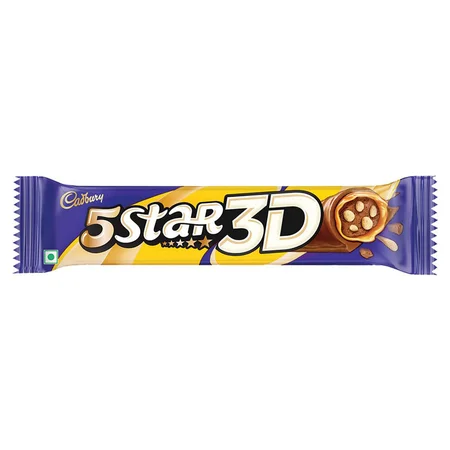 Cadbury 5 Star 3D Chocolate Bar, 42 gm