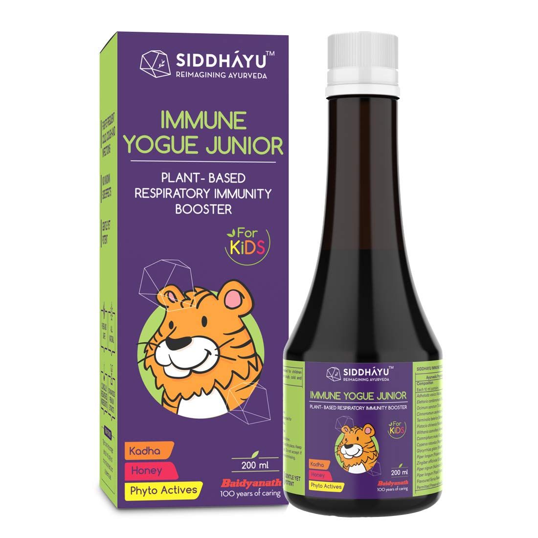 Siddhayu Immune Yogue Junior Syrup for Kids, 200 ml Price, Uses, Side Effects, Composition