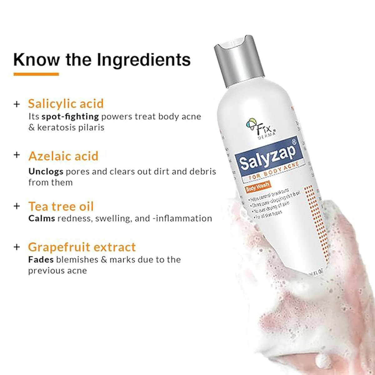 Fixderma Salyzap Body Wash 200 ml, Pack of 1 Fixderma Salyzap Body Wash 200 ml, Pack of 1