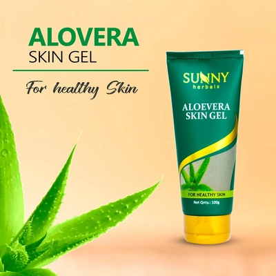 Sunny Herbals Aloe Vera Skin Gel, 100 gm, Pack of 1