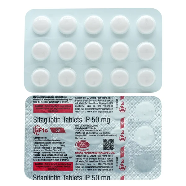 6F1C 50 mg Tablet 15's