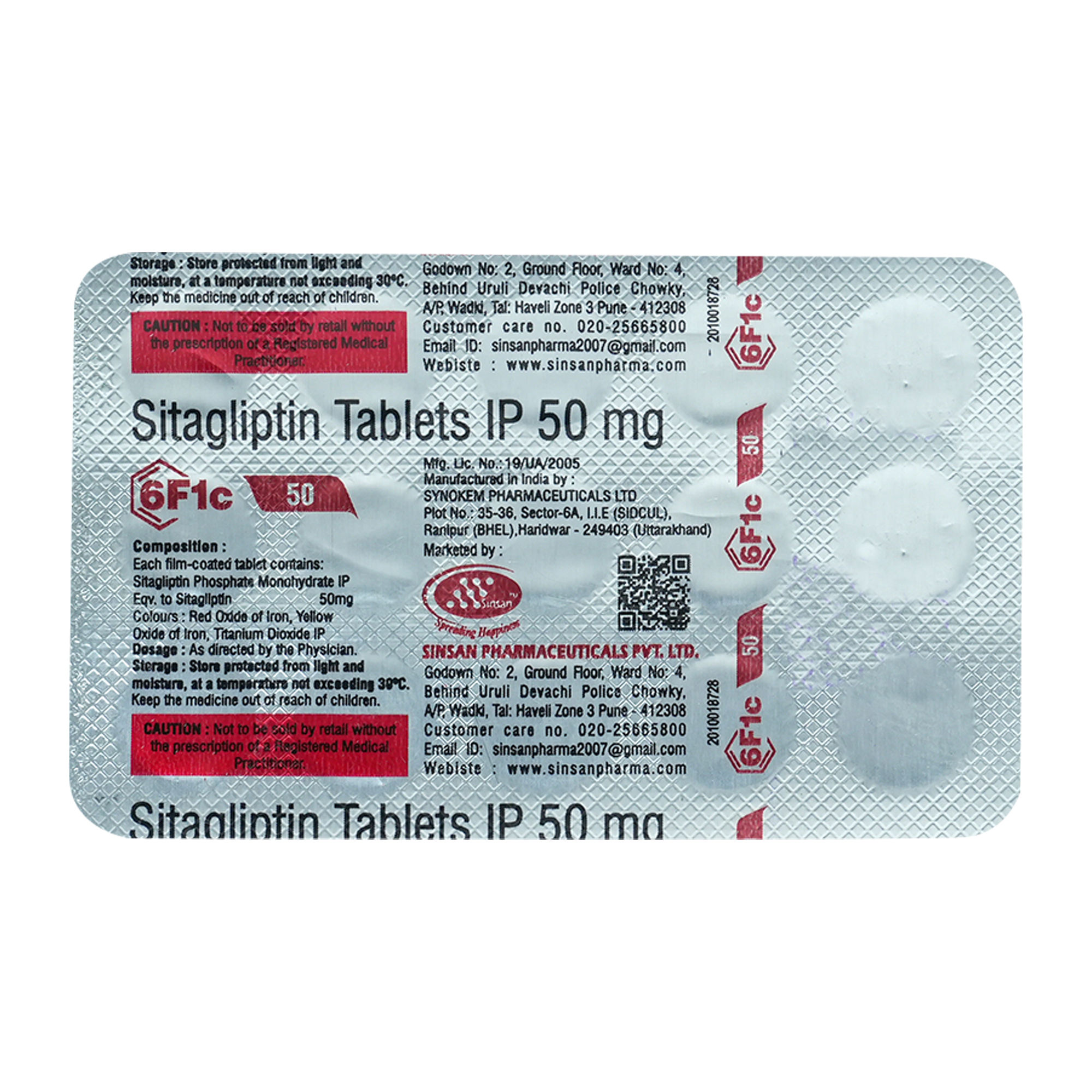 6F1C 50 Tablet 15's Price, Uses, Side Effects, Composition - Apollo ...