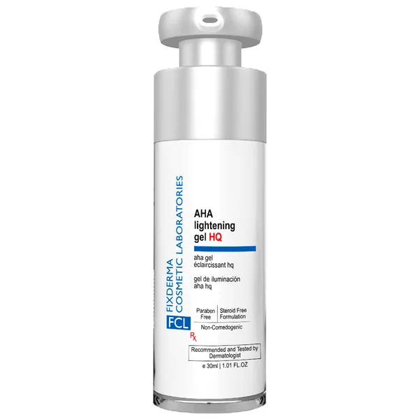 FCL AHA Lightening Gel HQ Serum For Skin Brightening, 30ml - Glycolic Acid Serum for Men & Women