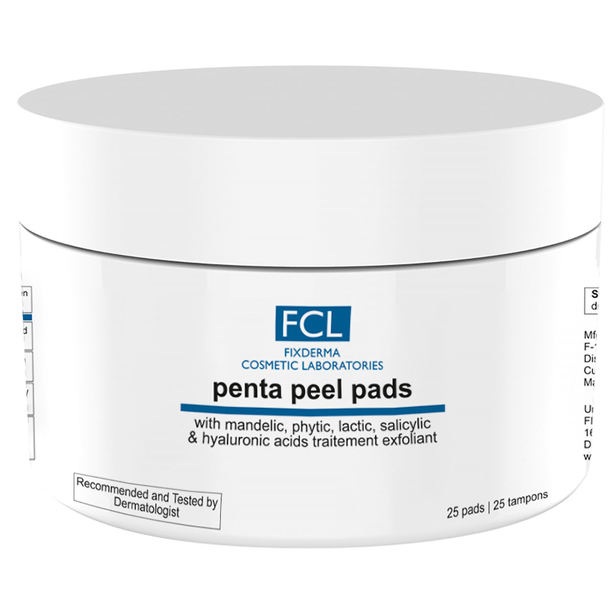 Fixderma Penta Peel Pads, 25 count, Pack of 1 Fixderma Penta Peel Pads, 25 count, Pack of 1