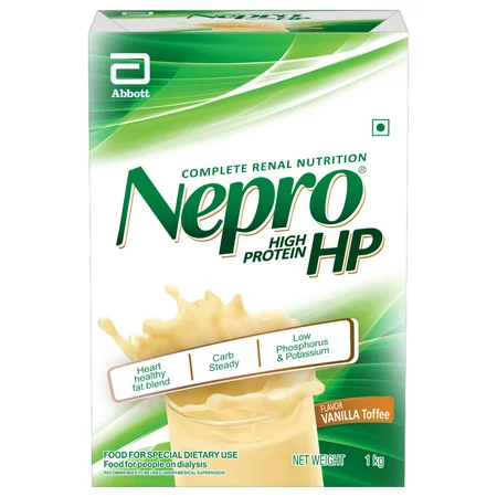 Nepro Complete Renal Nutrition High Protein Vanilla Toffee Flavour Powder for Adults, 1 kg