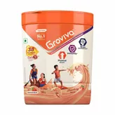 Groviva Strawberry Flavour Powder 200 gm, Pack of 1