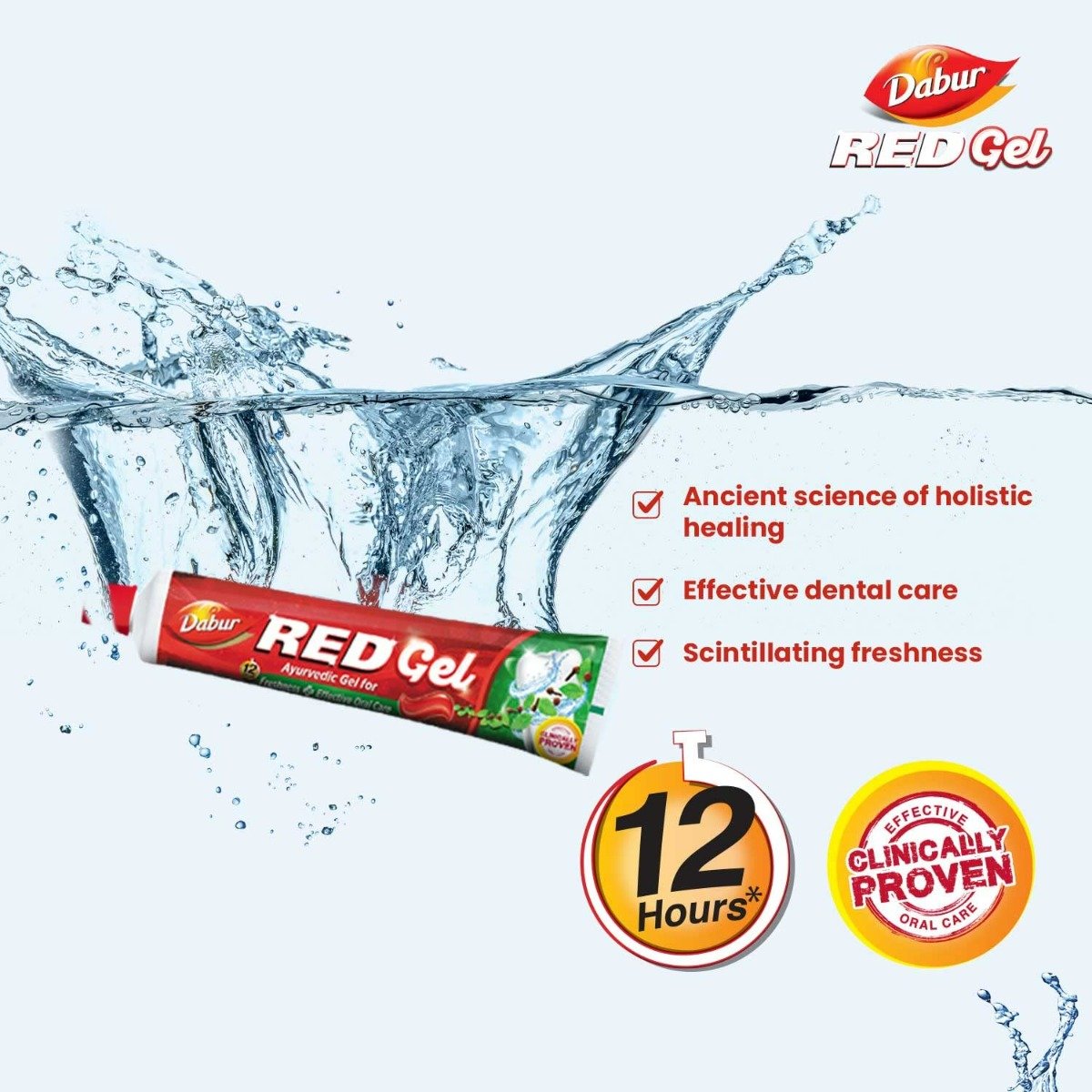 Dabur Red Gel Toothpaste, 80 gm, Pack of 1 Dabur Red Gel Toothpaste, 80 gm, Pack of 1