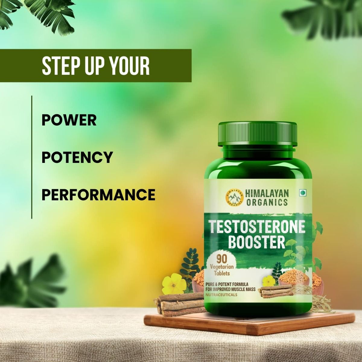 Himalayan Organics Testosterone Booster, 90 Tablets Price, Uses, Side