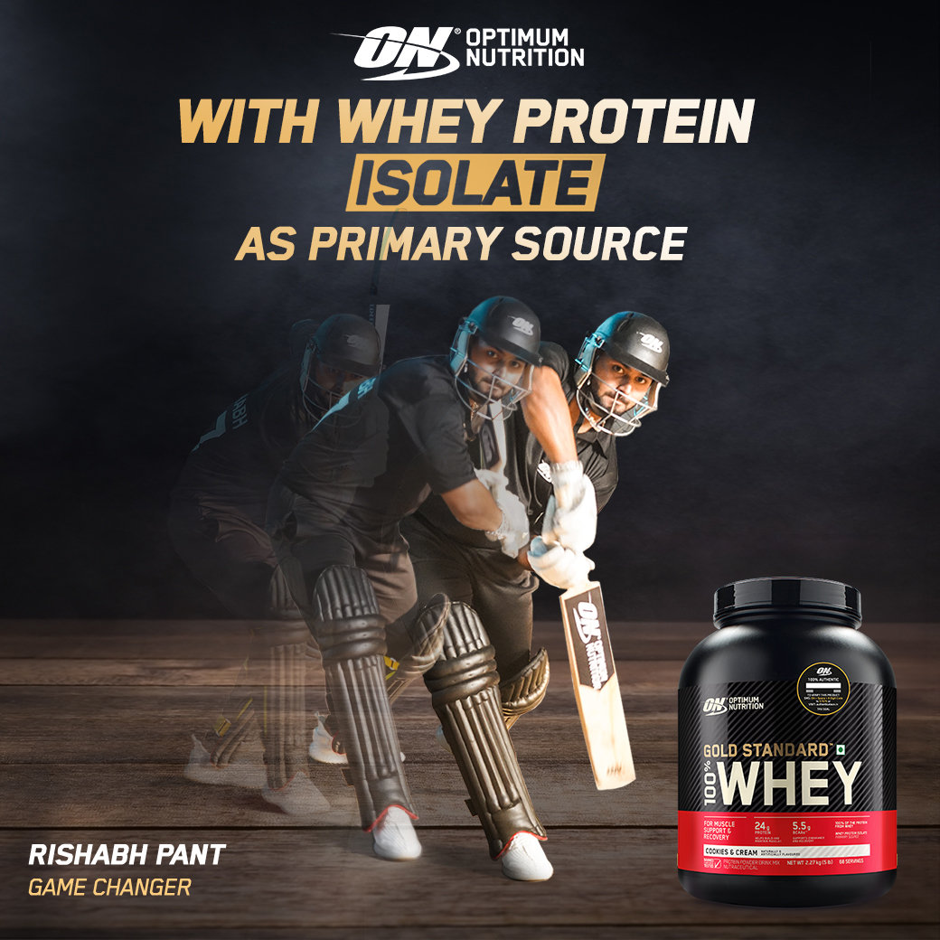 Optimum Nutrition (ON) Gold Standard 100% Whey Protein Cookies & Cream Flavour Powder, 2.27 kg, Pack of 1 Optimum Nutrition (ON) Gold Standard 100% Whey Protein Cookies & Cream Flavour Powder, 2.27 kg, Pack of 1
