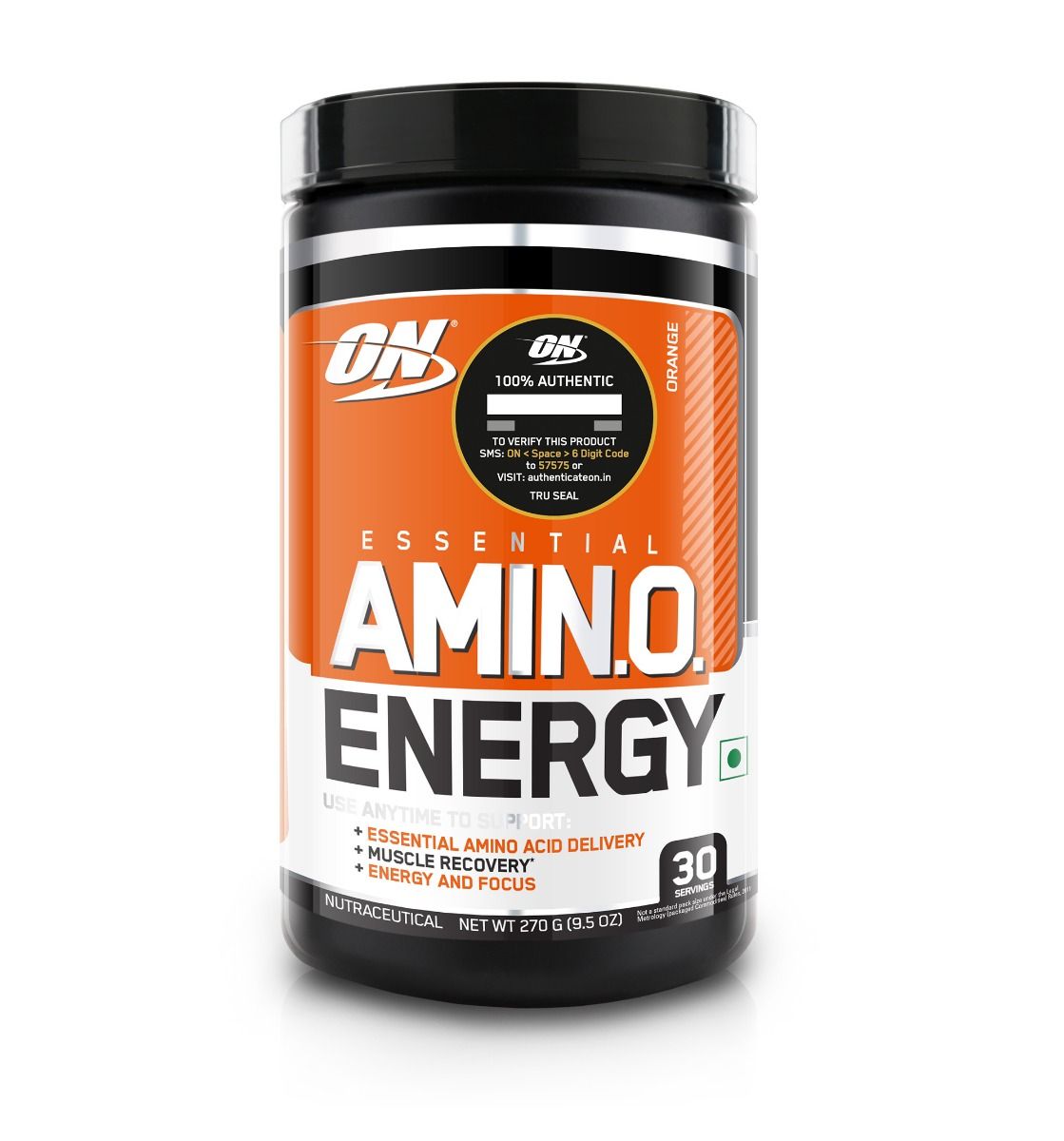 Optimum Nutrition (ON) Essential Amino Energy Orange Flavour Powder