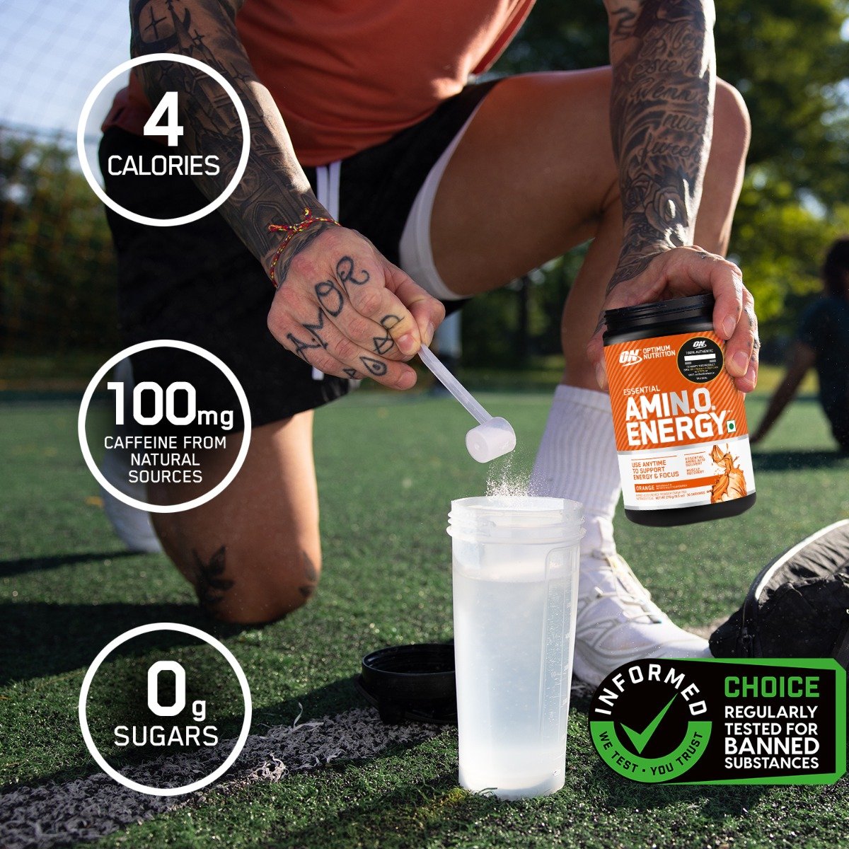 Optimum Nutrition (ON) Essential Amino Energy Orange Flavour Powder, 270 gm, Pack of 1 Optimum Nutrition (ON) Essential Amino Energy Orange Flavour Powder, 270 gm, Pack of 1