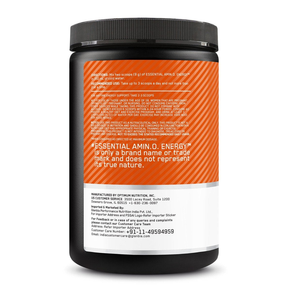 Optimum Nutrition (ON) Essential Amino Energy Orange Flavour Powder, 270 gm, Pack of 1 Optimum Nutrition (ON) Essential Amino Energy Orange Flavour Powder, 270 gm, Pack of 1