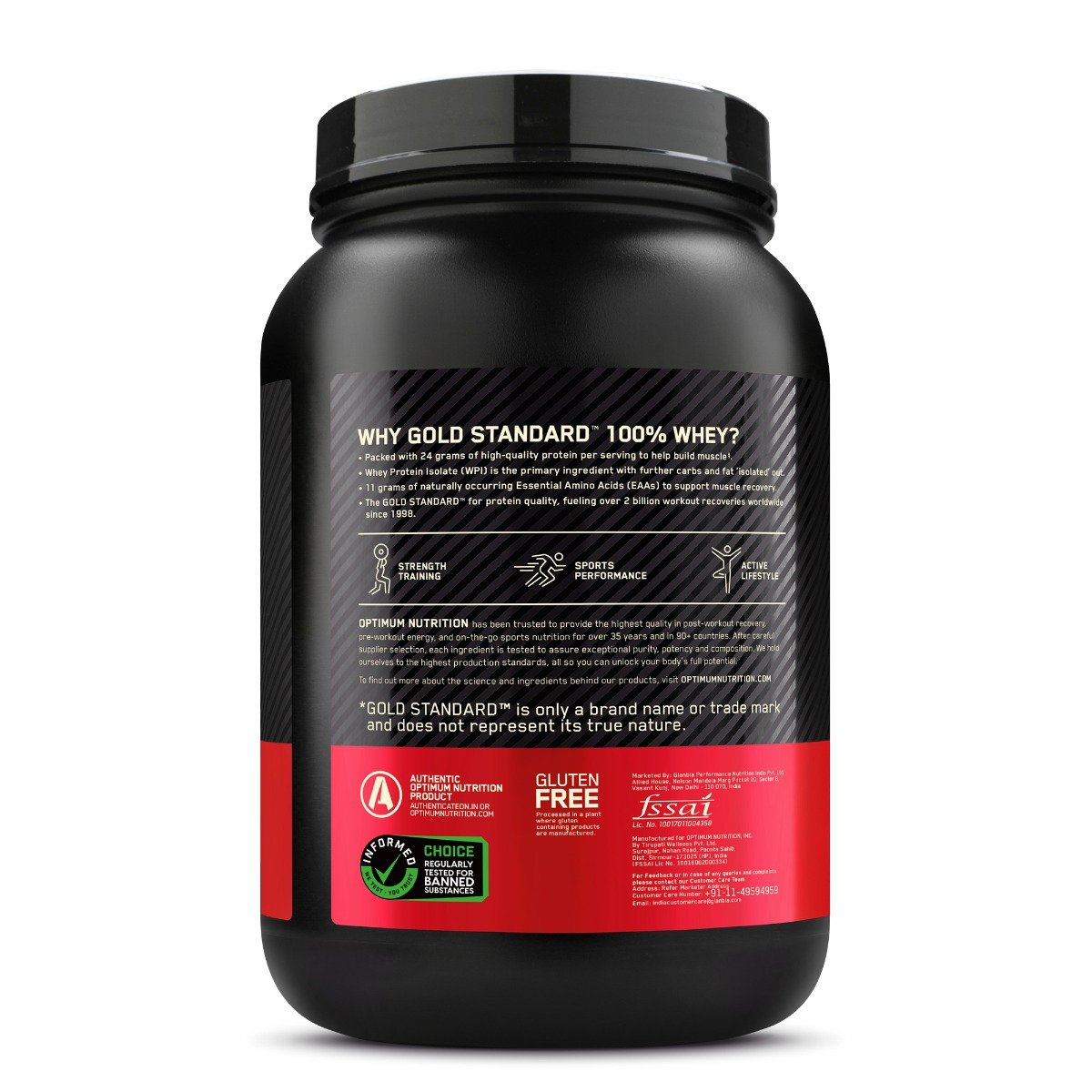 Optimum Nutrition (ON) Gold Standard 100% Whey Protein Vanilla Ice Cream Flavour Powder, 907 gm, Pack of 1 Optimum Nutrition (ON) Gold Standard 100% Whey Protein Vanilla Ice Cream Flavour Powder, 907 gm, Pack of 1