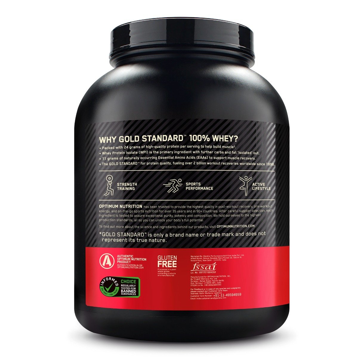 Optimum Nutrition (ON) Gold Standard 100% Whey Protein Vanilla Ice Cream Flavour Powder, 2.27 kg, Pack of 1 Optimum Nutrition (ON) Gold Standard 100% Whey Protein Vanilla Ice Cream Flavour Powder, 2.27 kg, Pack of 1