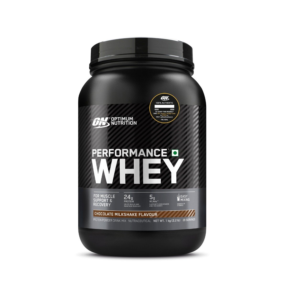 Optimum Nutrition (ON) Performance Whey Protein Chocolate Milkshake Flavour Powder, 1 kg, Pack of 1 Optimum Nutrition (ON) Performance Whey Protein Chocolate Milkshake Flavour Powder, 1 kg, Pack of 1