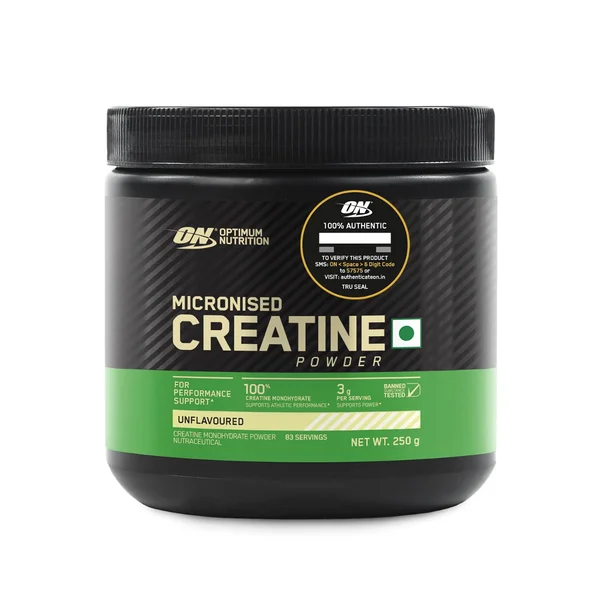 Optimum Nutrition (ON) Micronised Creatine Unflavour Powder, 250 gm