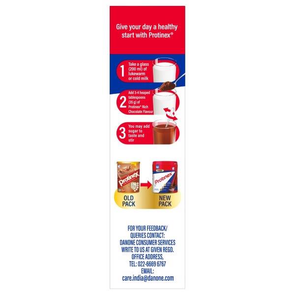 Protinex Rich Chocolate Flavour Nutrition Powder for Adults, 200 gm Refill Pack, Pack of 1 Protinex Rich Chocolate Flavour Nutrition Powder for Adults, 200 gm Refill Pack, Pack of 1