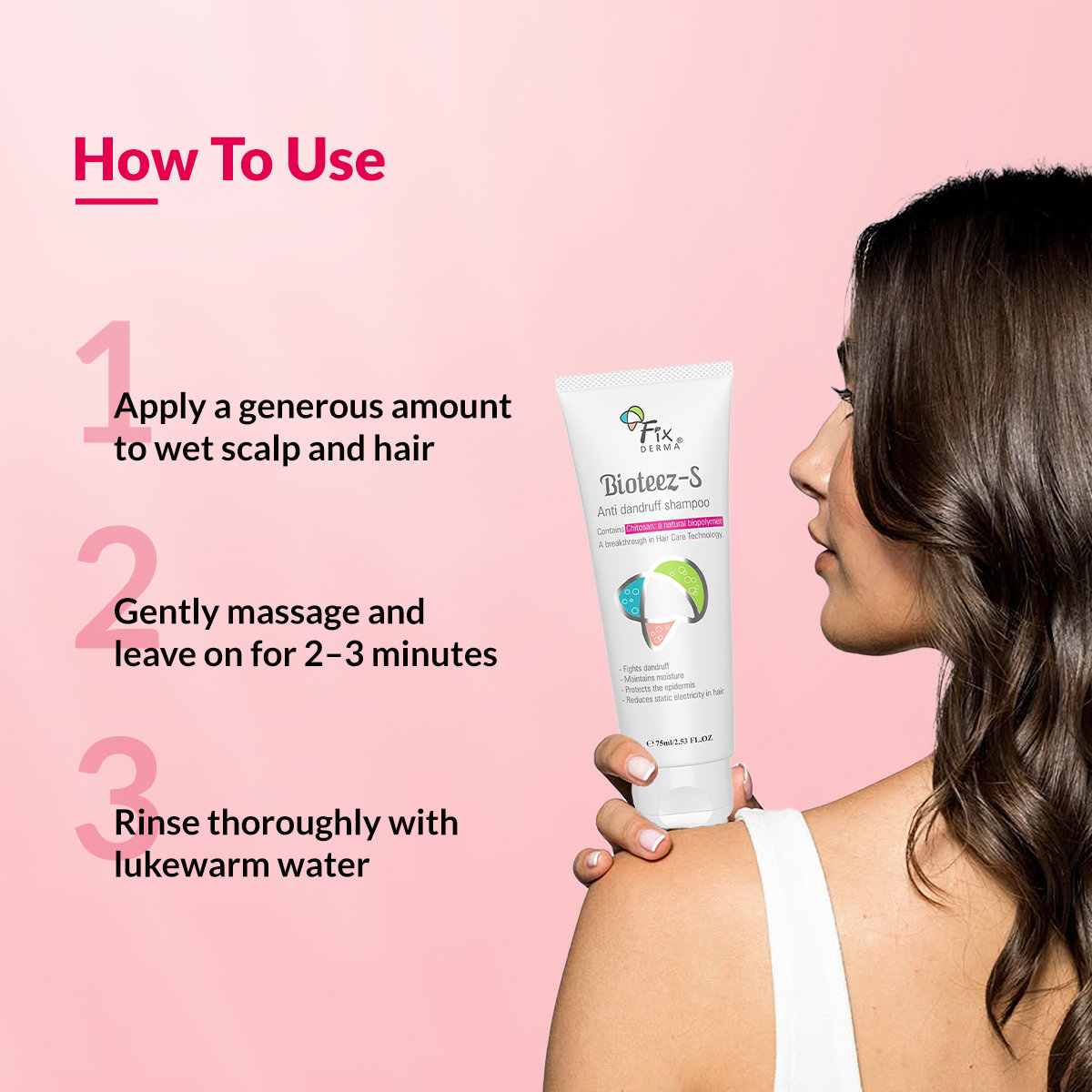 Fixderma Bioteez-S Shampoo, 75 ml, Pack of 1 Fixderma Bioteez-S Shampoo, 75 ml, Pack of 1