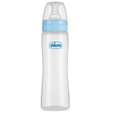 Chicco Feed Easy Anti-Colic Medium Flow Blue Color Bottle for 2+M Baby, 250 ml