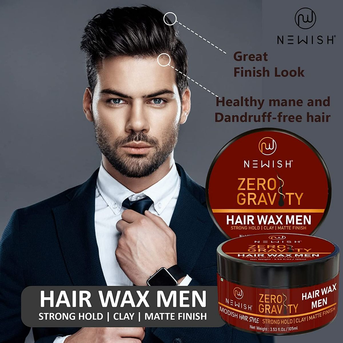 Newish Zero Gravity Hair Wax for Men, 100 gm Price, Uses, Side Effects ...