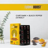 Turma Boost Curcumin + Black Pepper Extract, 10 Capsules, Pack of 10