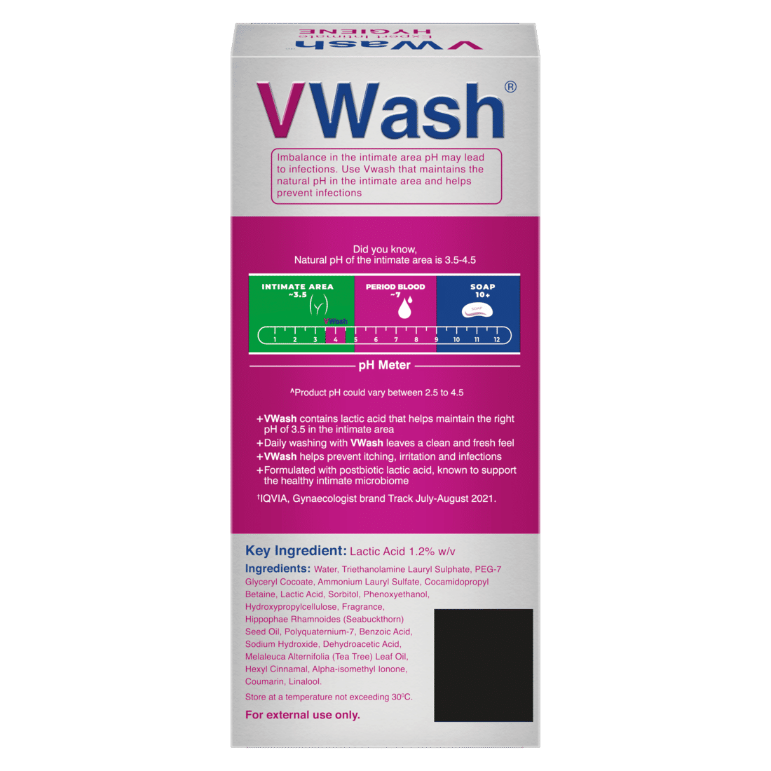 VWash Expert Intimate Hygiene Wash, 200 ml, Pack of 1 VWash Expert Intimate Hygiene Wash, 200 ml, Pack of 1