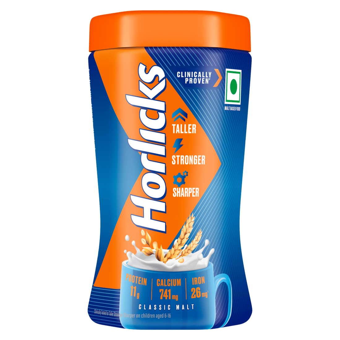 Horlicks Classic Malt Flavour Nutrition Drink Powder 200 gm | Support Immunity | Improves Bone & Muscle Health | Healthy Weight Gain, Pack of 1 Horlicks Classic Malt Flavour Nutrition Drink Powder 200 gm | Support Immunity | Improves Bone & Muscle Health | Healthy Weight Gain, Pack of 1