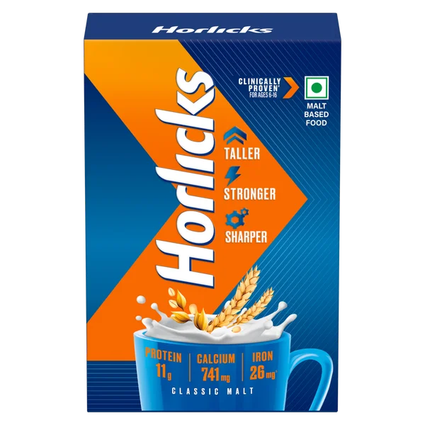 Horlicks Classic Malt Flavour Nutrition Drink Powder 1 kg Refill Pack | Support Immunity | Improves Bone & Muscle Health | Healthy Weight Gain